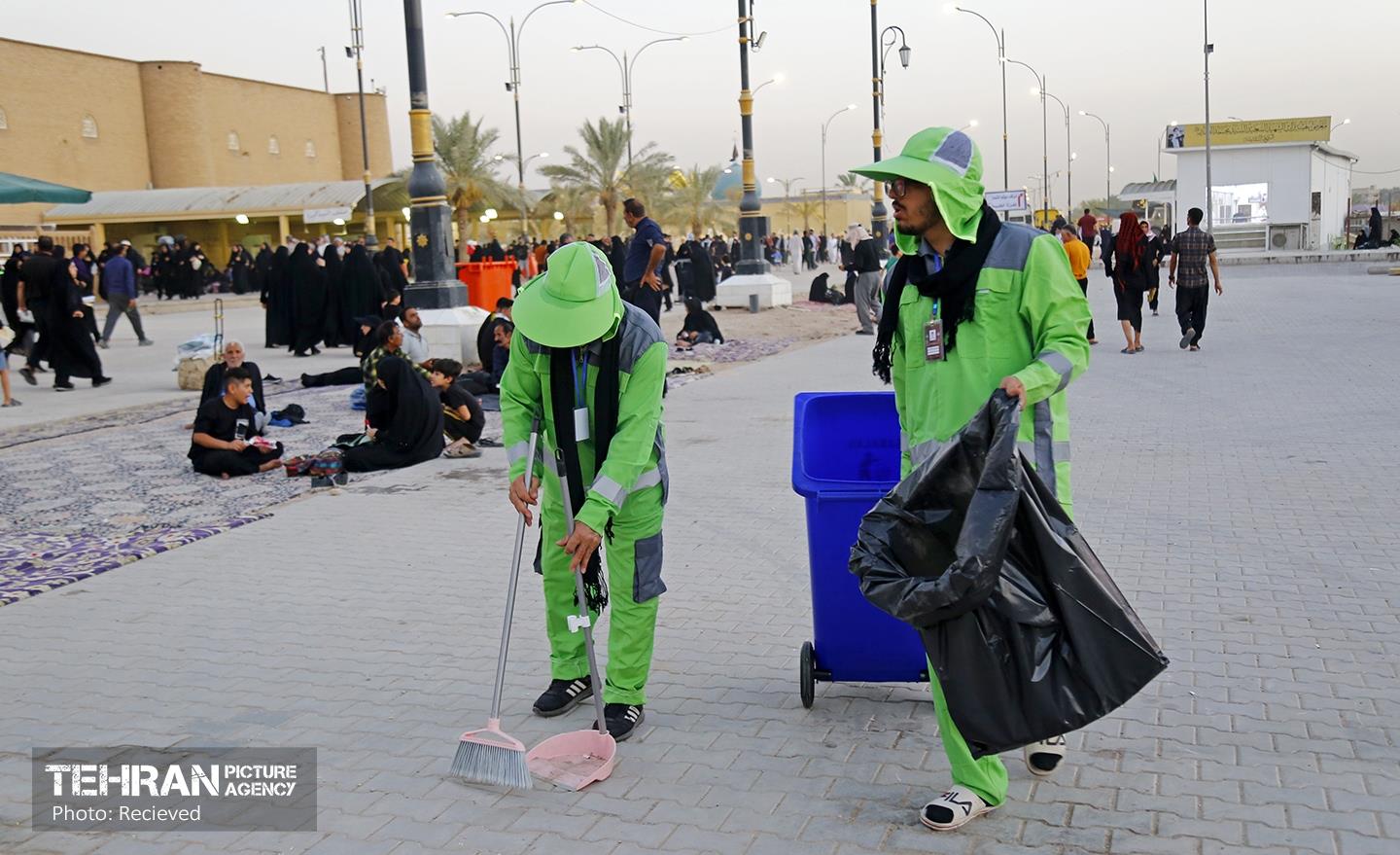 خدمات نیروهای پاکبان شهر تهران در اربعین حسینی 41