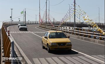 تقاطع سه سطحی بزرگراه‌های شهید نواب صفوی(شهید یارجانی) و شهید تندگویان 6