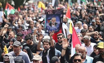 تشییع پیکر شهید اسماعیل هنیه 12