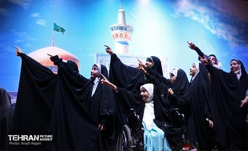 جشن دختران رضوی در منطقه 10 8