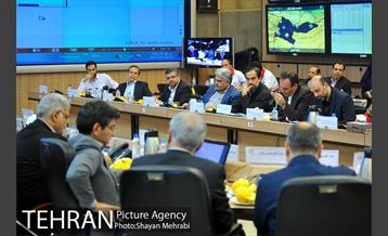 جلسه ستاد مدیریت بحران شهر تهران با حضور دکتر نجفی‎ 5