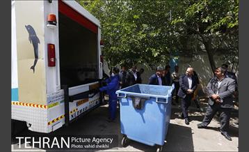 بازدید مدیر کل دفتر شهردار تهران از منطقه 21 23