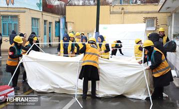 مانور گروه‌های مردمی دوام در منطقه 17 تهران 8