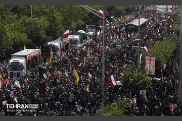 تشییع شهدای اقتدار ملی در تهران 7