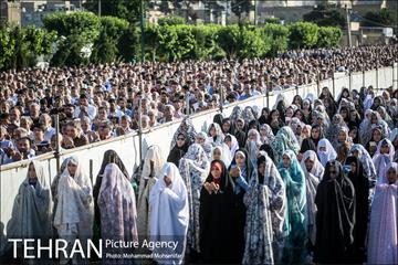 اقامه نماز عید فطر در جوار حرم حضرت شاه عبدالعظیم 6