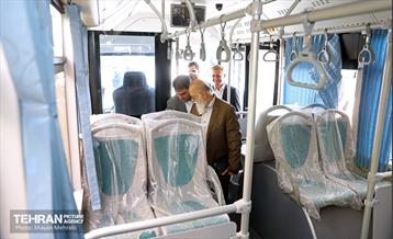 رونمایی از ۱۰۰ دستگاه اتوبوس ناوگان حمل و نقل عمومی شهر تهران 29