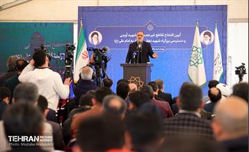 آیین افتتاح تقاطع غیر همسطح شهید آوینی 12