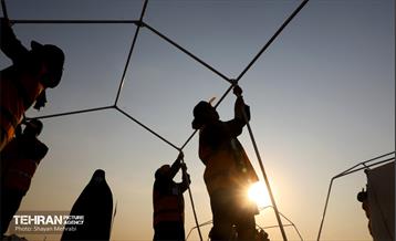 مانور تمرین اسکان اضطراری کلانشهر تهران 54