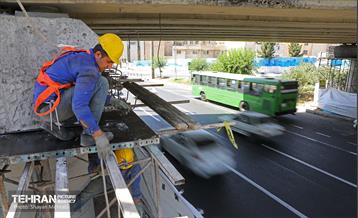 بهسازی لرزه ای پل یادگار امام(ره) - مرزداران 4