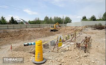 عملیات حفاری خط ۱۰ متروی تهران 53