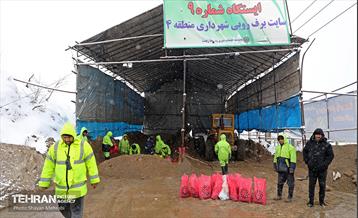 عملیات برف‌روبی در پایتخت 21