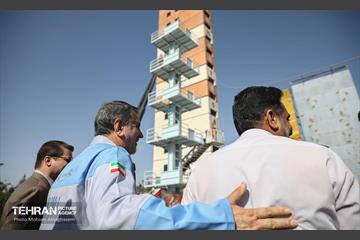 بازدید رییس مدیریت بحران کشور از مرکز آموزش آتش‌نشانی شهرداری تهران 43