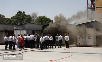بازدید نمایندگان مجلس از مرکز آموزش بین‌المللی آتش‌نشانی 20
