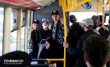 بازگشت زائران حسینی به کشور از گذرگاه مرزی خسروی 4