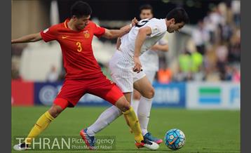 دیدار تیم های فوتبال ایران و چین