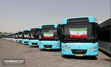 رونمایی از ۱۰۰ دستگاه اتوبوس ناوگان حمل و نقل عمومی شهر تهران 62