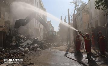 حمله موشکی رژیم صهیونیستی به یک ساختمان در محله شهرآرا 6