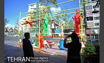 اکران هنرهای محیطی نوروزی در سطح شهر  17