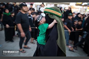 کاروان نمادین اسرای کربلا در مسیر طویریج  7