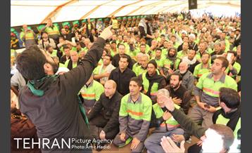 حضور شهردار تهران در جمع خدام الحسین 2