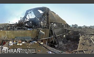 ساختمان پلاسکو فرو ریخت-2 4