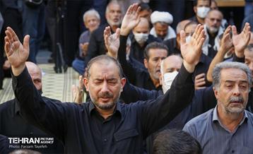 مراسم تشییع و خاکسپاری لاله های زهرایی در منطقه 5