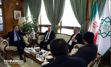 دیدار وزیر امور محلی و محیط‌زیست سوریه با شهردار تهران