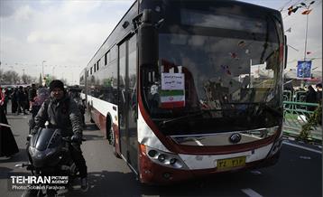 خدمات شهرداری تهران در پایان راهپیمایی ۲۲ بهمن 4