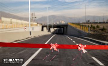 آیین بهره‌برداری از زیرگذر کوهک 25