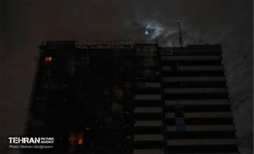 آتش‌سوزی در بیمارستان گاندی تهران 51