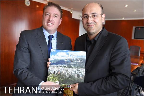 دیدار دکتر گیل آبادی با ادواردو حسین معاون شهردار کیتو پایتخت اکوادور 11