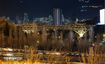 خاموشی پل طبیعت و گنبد مینا همزمان با ساعت زمین  9