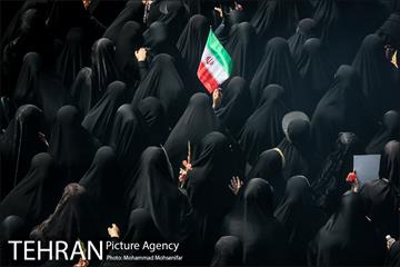 مراسم تشییع پیکرهای مطهر ۱۵۰ شهید تازه‌ تفحص‌ شده دفاع مقدس  - ۲ 15