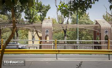 نخستین ایستگاه اتوبوس‌های بی آر تی با معماری ایرانی و اسلامی  1