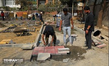 آخرین مراحل ساخت بوستان مادر و کودک "باغ نظر" 26