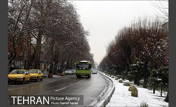 روز برفی بلوار کشاورز 22