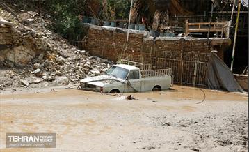 سیل در منطقه کَن