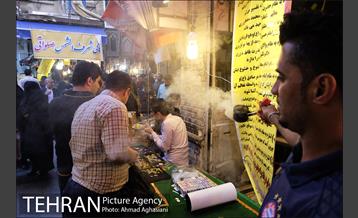 حکاکی شرف شمس، بازار شهرری 9