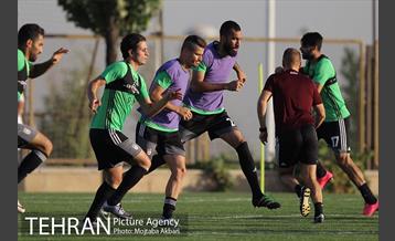 تمرین تیم ملی فوتبال ایران پیش از دیدار دوستانه با توگو 5