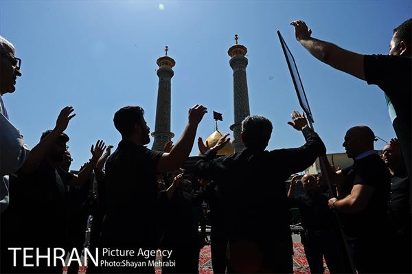 عزاداری تاسوعا در حرم شاه عبدالعظیم حسنی (ع) 2