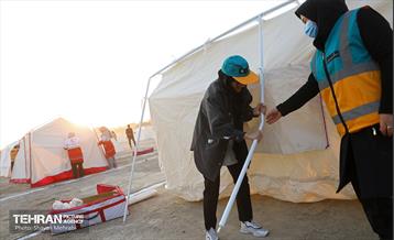 مانور تمرین اسکان اضطراری کلانشهر تهران 69