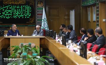 دیدار اعضای شورای عالی استان ها با شهردار