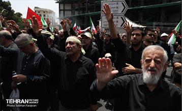 دسته عزاداری دانشگاه امام صادق(ع) در ظهر عاشورا 17