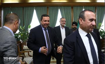 دیدار وزیر امور محلی و محیط‌زیست سوریه با شهردار تهران