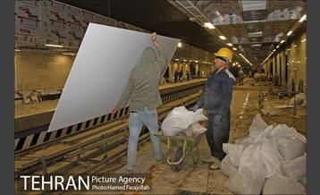 عملیات و مراحل پایانی خط هفت متروی تهران‎ 18