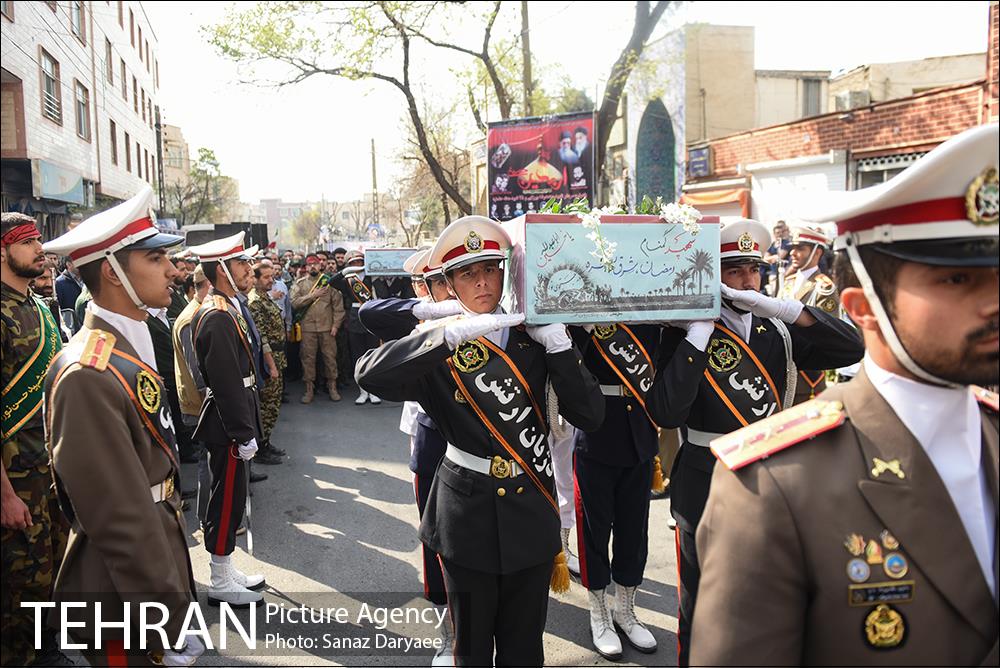 تشییع پیکر مطهر دو شهید گمنام 4