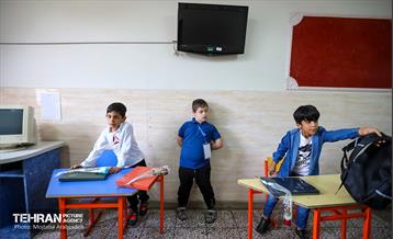 مراسم آغاز سال تحصیلی در مدرسه استثنایی شهید رضا ساریخانی