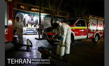 ضدعفونی بازارچه شهر ری و حرم عبدالعظیم حسنی (ع) 3