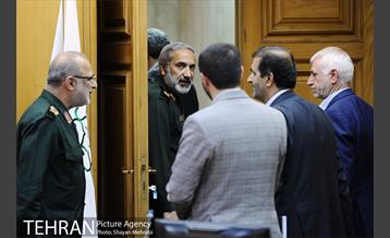 دیدار فرمانده سپاه محمد رسول الله تهران با شهردار تهران 36