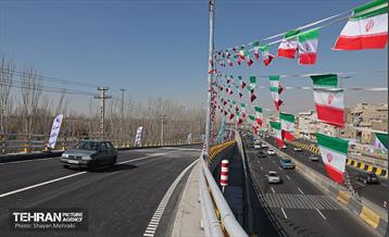 تقاطع سه سطحی بزرگراه‌های شهید نواب صفوی(شهید یارجانی) و شهید تندگویان 3